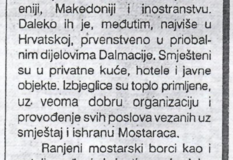 HRS: Tko je oslobodio Mostar 1992. čitajte u Mostarskom jutru